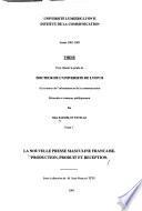 La nouvelle presse masculine française