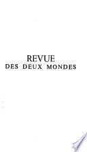 La Nouvelle revue des deux mondes
