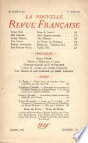 La Nouvelle Revue Française N° 227 (Aoűt 1932)