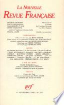 La Nouvelle Revue Française N° 334