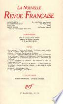 La Nouvelle Revue Française N° 374