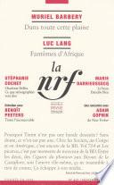 La Nouvelle Revue Française N° 621 (Novembre 2016)