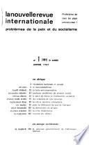 La Nouvelle Revue Internationale