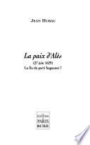 La paix d'Alès