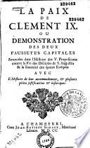La paix de Clément IX