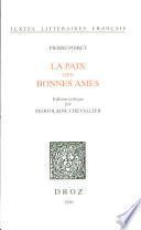 La paix des bonnes ames