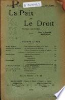 La Paix par le droit