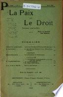 La Paix par le droit