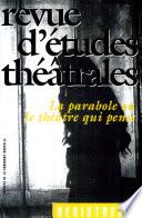 La parabole ou le théâtre qui pense