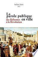 La parole publique en ville