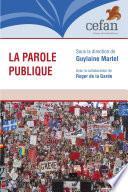 La parole publique