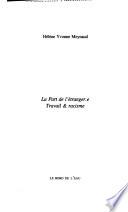 La part de l'étranger(e)