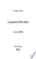 La passion d'être deux