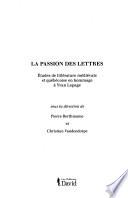La passion des lettres
