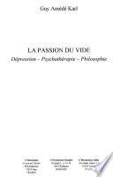 La passion du vide