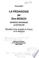 La pédagogie de Don Bosco