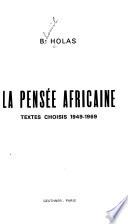 La pensée africaine