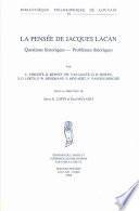 La pensée de Jacques Lacan