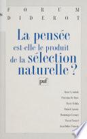 La pensée est-elle le produit de la sélection naturelle ?