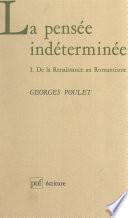 La pensée indéterminée (1)