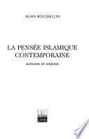 La pensée islamique contemporaine