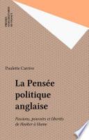 La Pensée politique anglaise