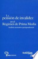 Livre La pensión de invalidez en el régimen de prima media.