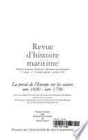 La Percée de l'Europe sur les océans vers 1690-vers 1790