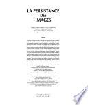 La persistance des images