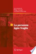 La personne âgée fragile