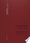 La petite école dans l'école