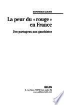 La peur du rouge en France
