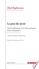 La Peur du savoir