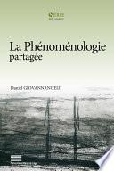 La Phénoménologie partagée