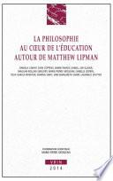 La philosophie au coeur de l'éducation
