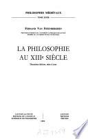 La philosophie au XIIIe siècle
