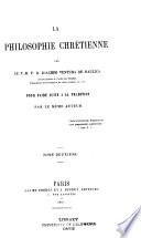 La philosophie chrétienne