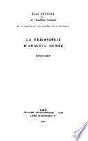 La philosophie d'Auguste Comte