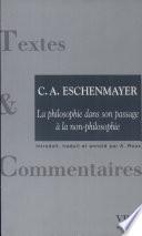 La philosophie dans son passage à la non-philosophie