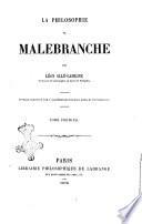 La philosophie de Malebranche par Leon Ollé-Laprune