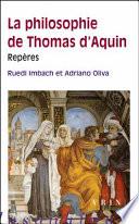 La philosophie de Thomas d'Aquin
