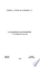La Philosophie et les philosophes