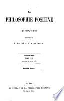 La Philosophie positive
