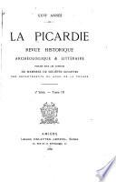 La Picardie, revue historique, archéologique & littéraire