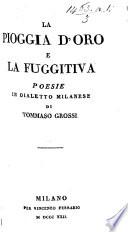 La Pioggia d'Oro e la Fuggitiva, Poesie in dialetto Milanese