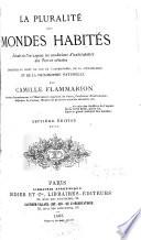 La pluralité des mondes habités