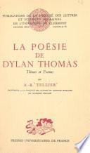La poésie de Dylan Thomas