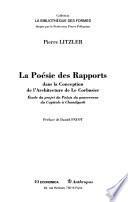 La poésie des rapports dans la conception de l'architecture de Le Corbusier