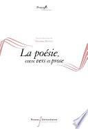 La poésie, entre vers et prose