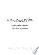 La Politique de défense de la France